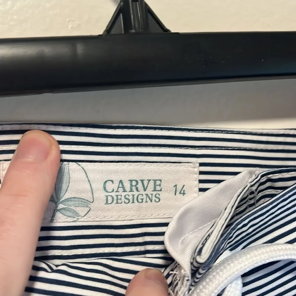 CARVE DESIGNS STRIPED PADDLER BOARD SKIRT SIZE 14